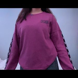 Maroon pink crewneck